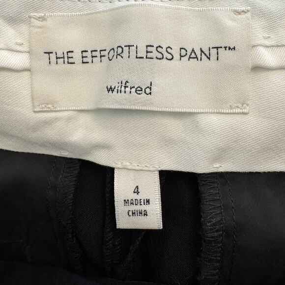 Aritzia Wilfred The Effortleess Pants Crepette Black - Picture 10 of 11